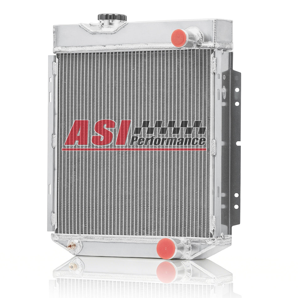 ASI Performance 4-Row Aluminum Radiator For 1965-1966 Ford Mustang 60-65 Falcon Ranchero MT