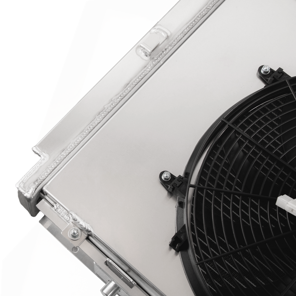 ASI Performance 4Row Radiator+Shroud Fan For 1994-2002 Mercedes-Benz SL500 1990-93 500SL 5.0L V8