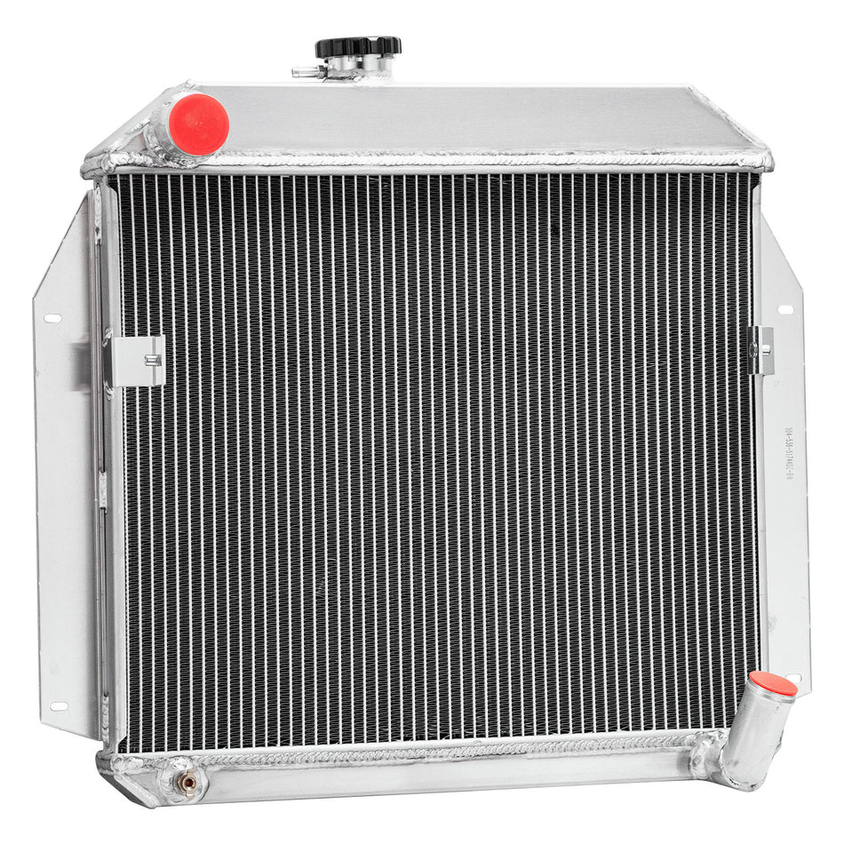 ASI Performance 2 Row Radiator For 1955 1956 Plymouth Belvedere Fury Plaza Savoy Base L6 3.8L