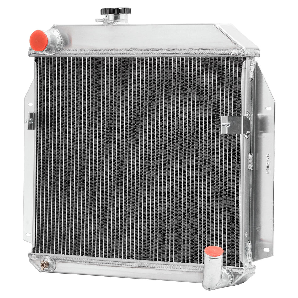 ASI Performance 2 Row Radiator For 1955 1956 Plymouth Belvedere Fury Plaza Savoy Base L6 3.8L
