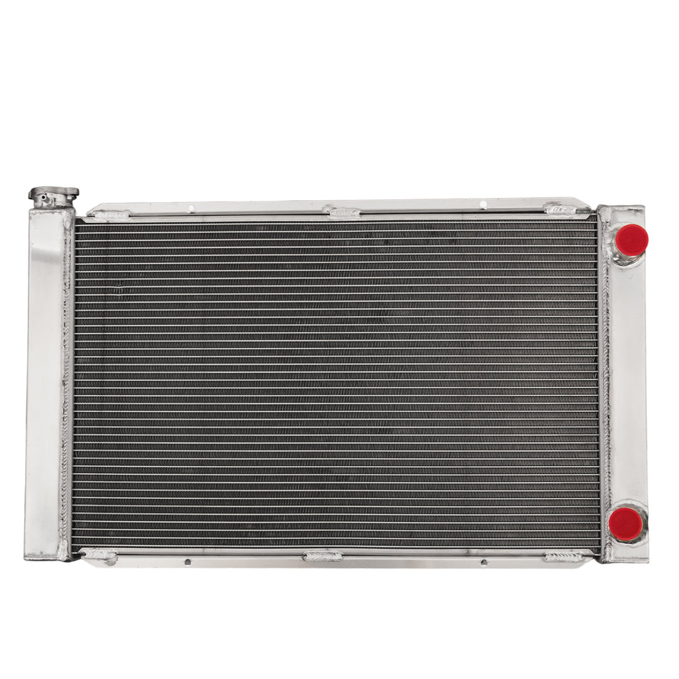 ASI Performance 31" x 19" Aluminum 4 Row Radiator Cooler For Chevy SBC 350 Double Pass Crossflow