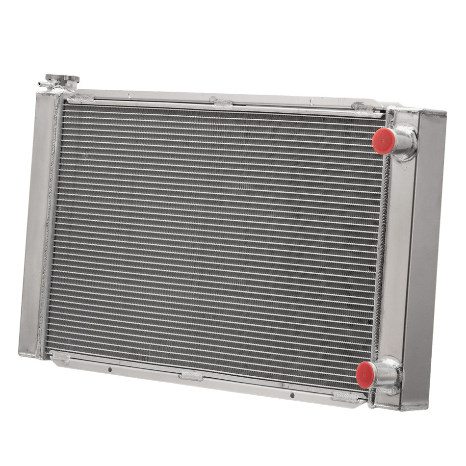 ASI Performance 31" x 19" Aluminum 4 Row Radiator Cooler For Chevy SBC 350 Double Pass Crossflow