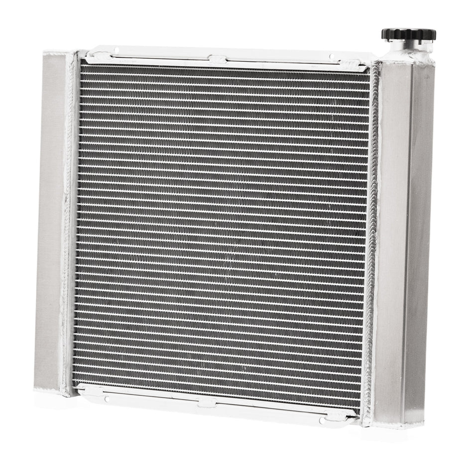 ASI Performance ASI Universal 19"H x 22" W 3 Row Radiator Aluminum For Double Pass Chevy SBC 350