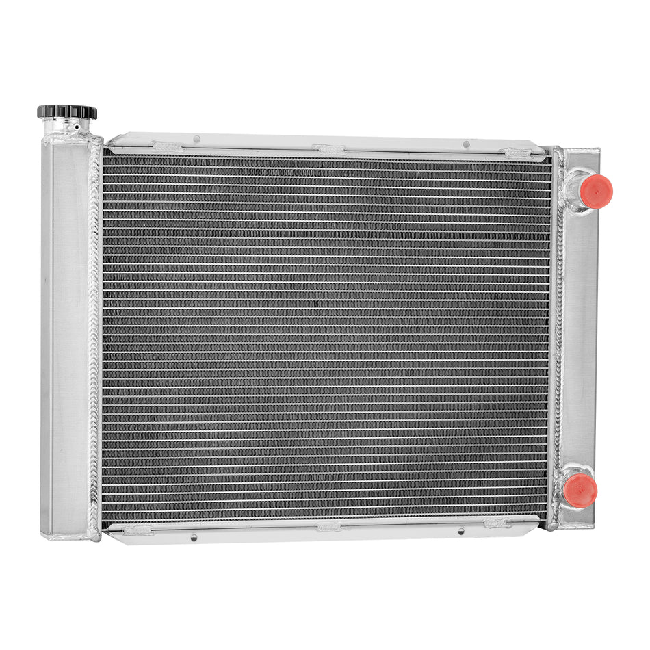 ASI Performance 19" x 26" Universal 3 Row Aluminum Radiator For Double Pass Chevy SBC 350
