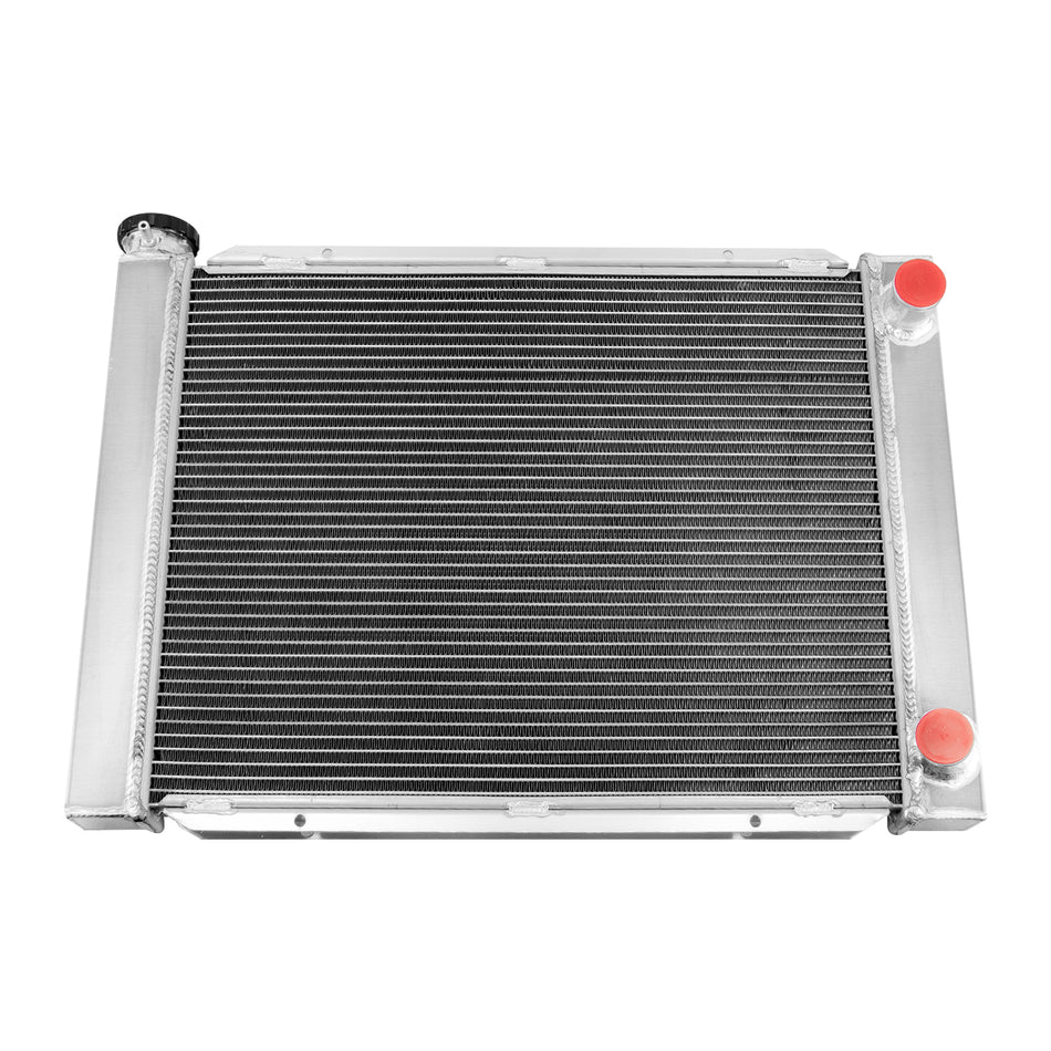 ASI Performance 19" x 26" Universal 3 Row Aluminum Radiator For Double Pass Chevy SBC 350