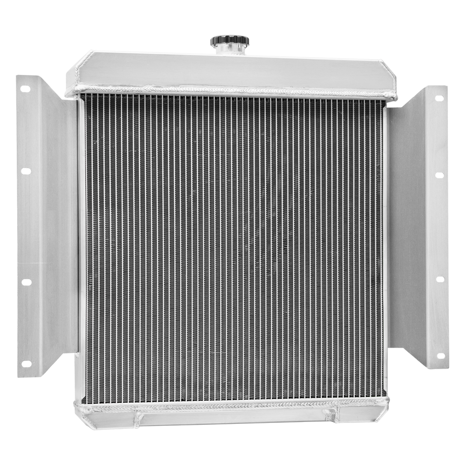 ASI Performance 4 Row Aluminum Radiator For 1961-69 62 Dodge D100 Series Pickup L6 2.8L 3.7L AT