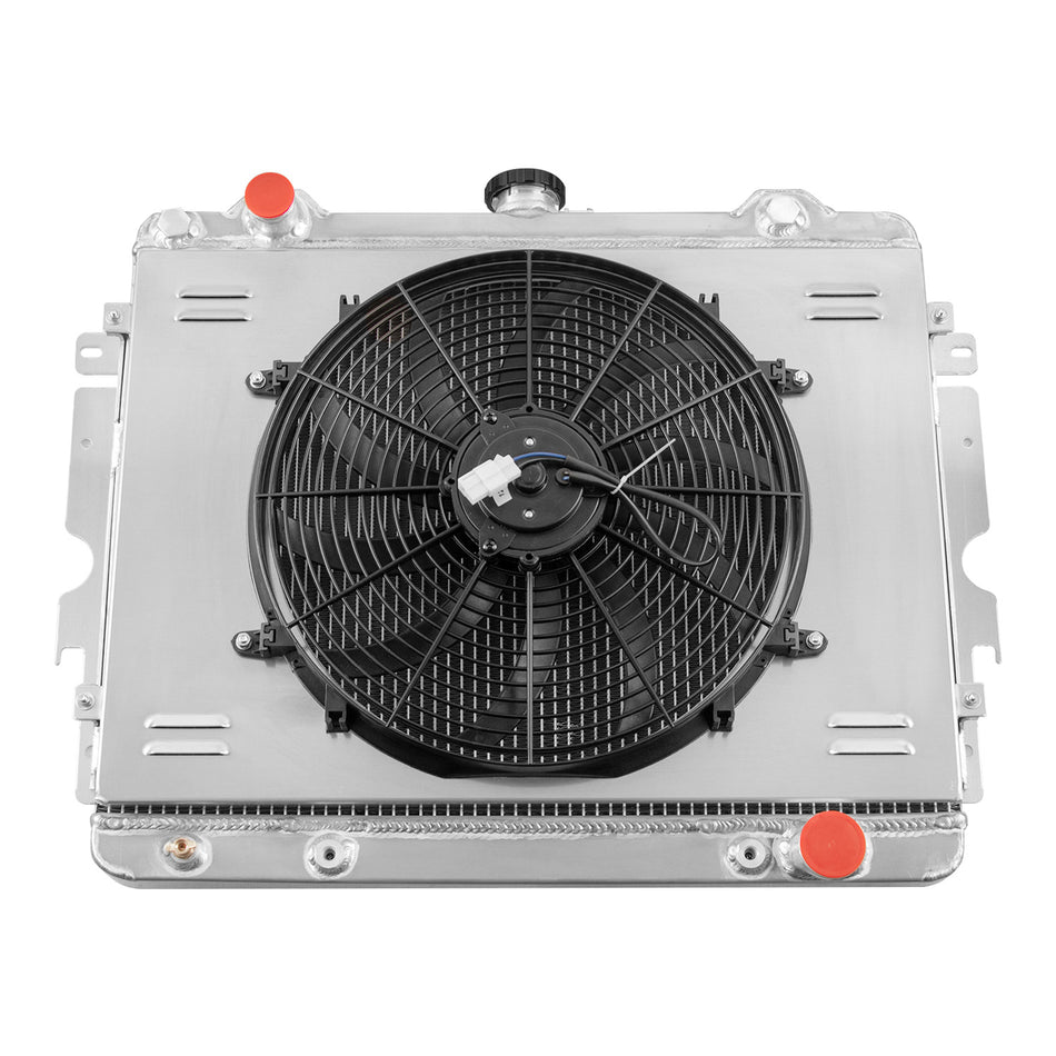 ASI Performance 3Row Radiator Shroud Fan Fit 1973-1979 Dodge Dart Plymouth Duster Scamp 5.2/5.9L