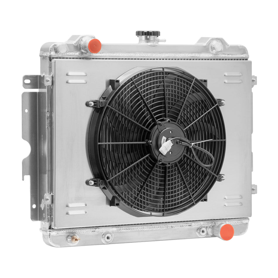 ASI Performance 3Row Radiator Shroud Fan Fit 1973-1979 Dodge Dart Plymouth Duster Scamp 5.2/5.9L