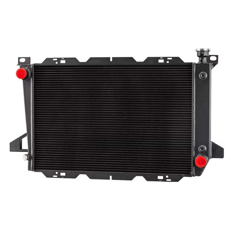 ASI Performance 3 Row Aluminium Radiator For 1985-1997 Ford F150 F250 F350 Bronco 4.9L L6 ENGINE
