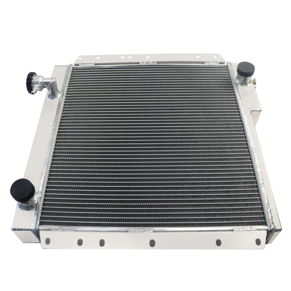 ASI Performance 4 Rows Aluminum Radiator For 1960-1984 Toyota Land Cruiser FJ40 FJ45 3.9L 4.2L MT 21 high X 22 Wide