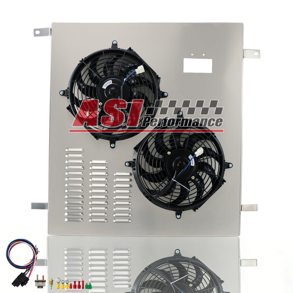 ASI Performance Aluminum Shroud Fan For 2003-2010 Dodge Ram 2500 3500 5.9L 6.7L Cummins-90w