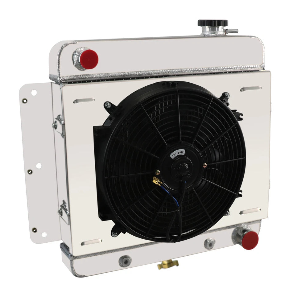 ASI Performance DPI255 3 Row Radiator Shroud Fan For 1962-1967 Chevrolet Chevy II Nova L6 V8