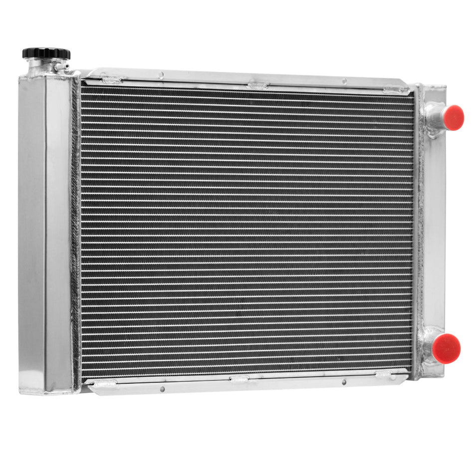 ASI Performance Universal 28" X 19" 4 Row Aluminum Radiator For Chevy GM Double Pass