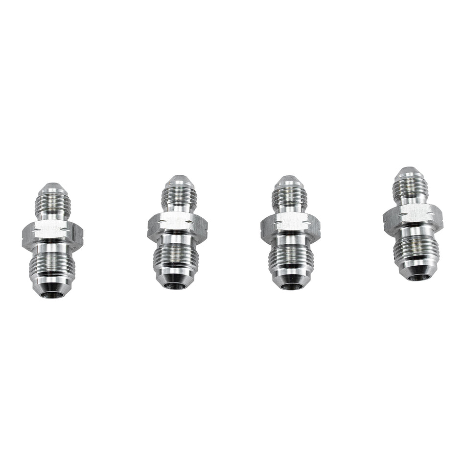 ASI Performance 4PCS -3 AN Male to M12X1.0 Metric Stainless Steel Brake Fittings Adapter AN3,