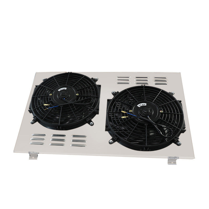 ASI Performance Aluminum Shroud+2*12" Fans+Relay For 1969~72 Chevy Corvette Small Block 5.7L V8