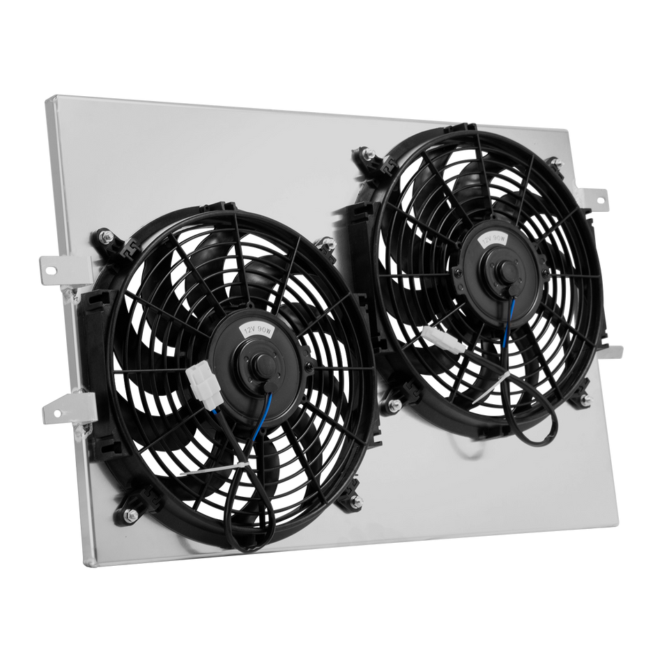 ASI Performance Radiator Aluminum Shroud+fan For 1997-2004 Ford Mustang GT SVT Cobra 4.6L