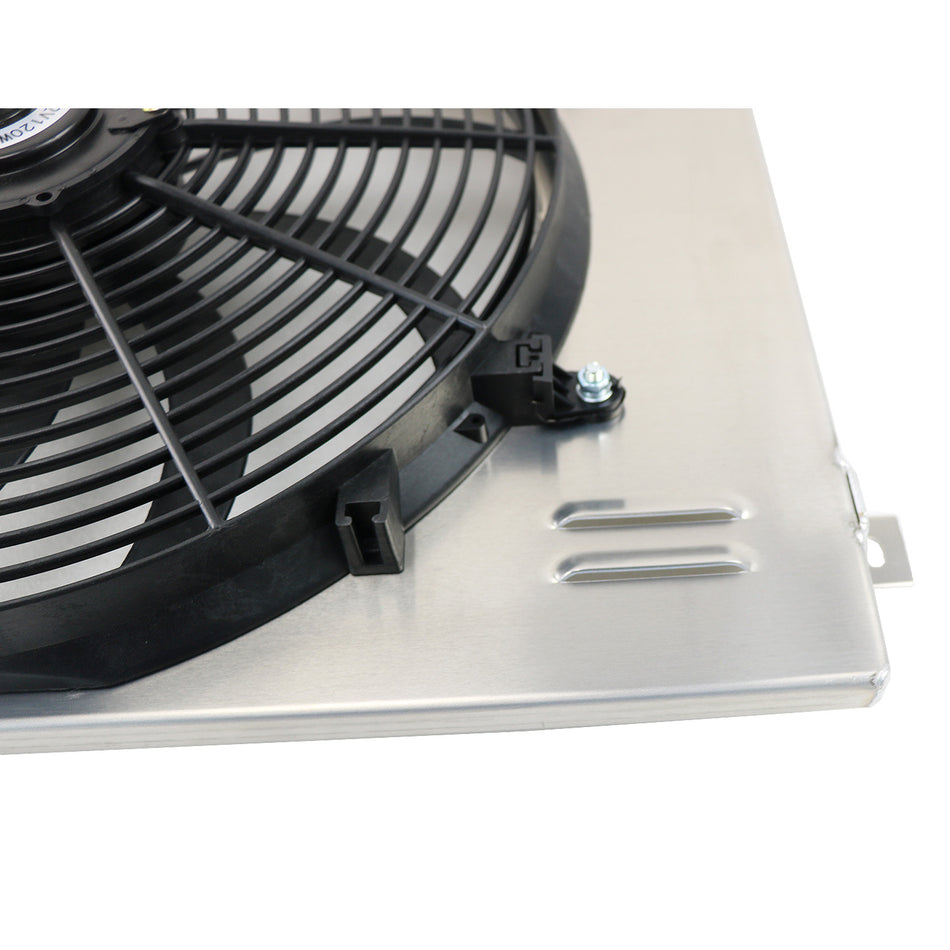 ASI Performance CC284 Electric Fan+Shroud+Relay For 63~66 Chevy C/K 10 20 GMC 1500 2500 Suburban