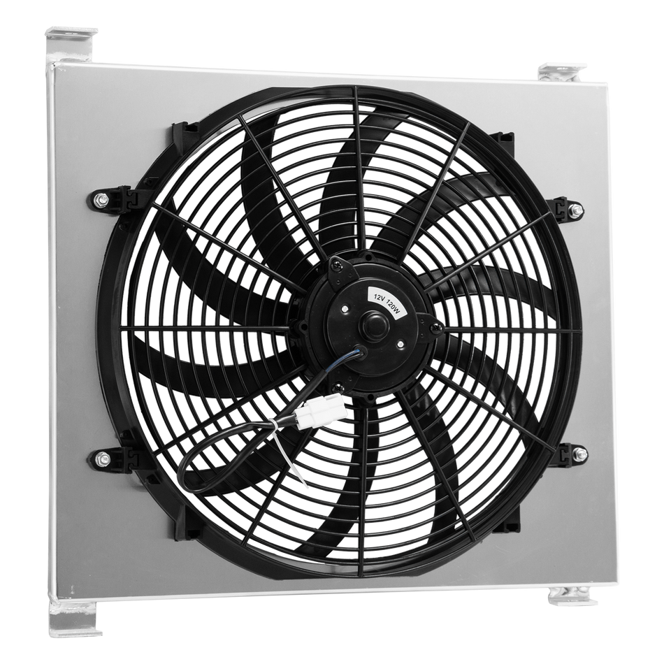 ASI Performance Radiator Shroud +Fan Fit 1930-1931 Ford Model A B Grill Shelles Chevy V8 Engine
