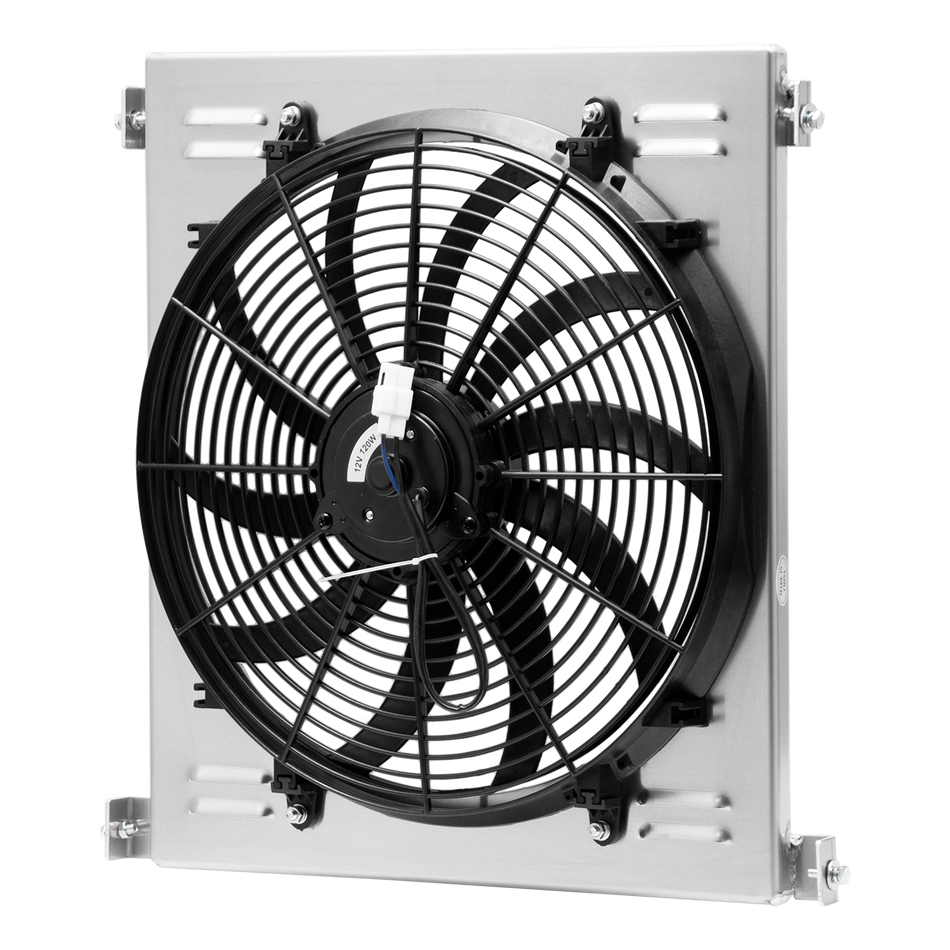 ASI Performance Aluminum Shroud Fan Thermostat For 1930-1938 Ford Model A Chevy V8 Engines