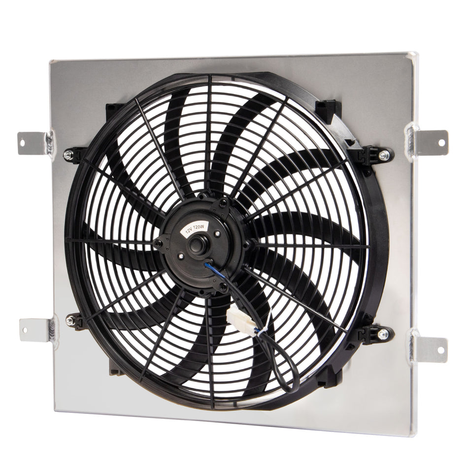 ASI Performance Aluminum Shroud Fan For 1941-49 1943 International KB1 KB2 KB3 K1 K2 K3 3.6L L6