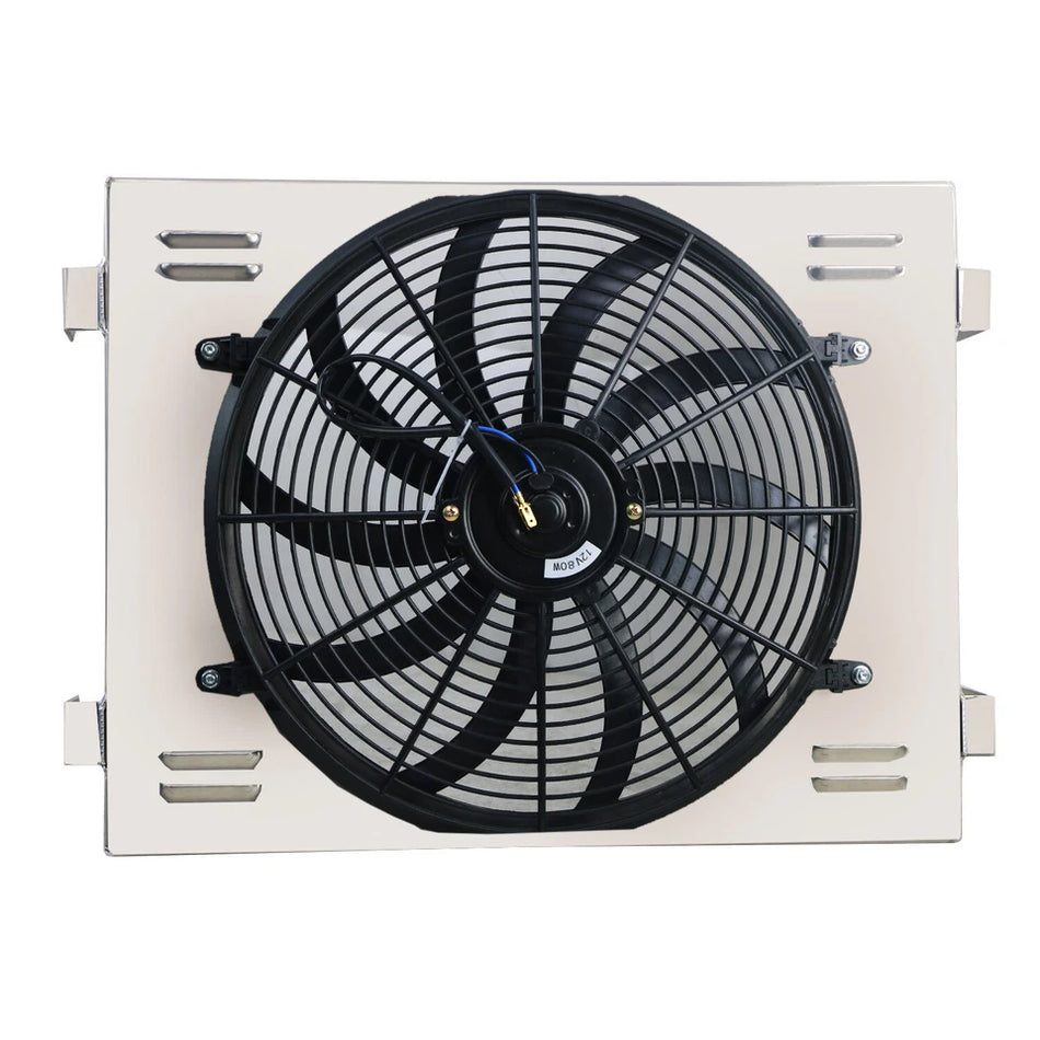 ASI Performance Aluminum Radiator Shroud Fan Relay For 1955-1957 Chevy Bel-Air Nomad V8 Engine