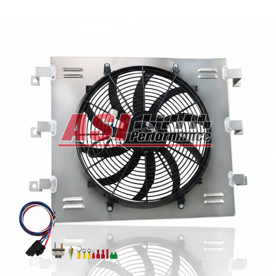 ASI Performance Radiator Shroud Fan for 1955-1959 Chevy GMC 3100 3200 3400 3500 3600 Truck