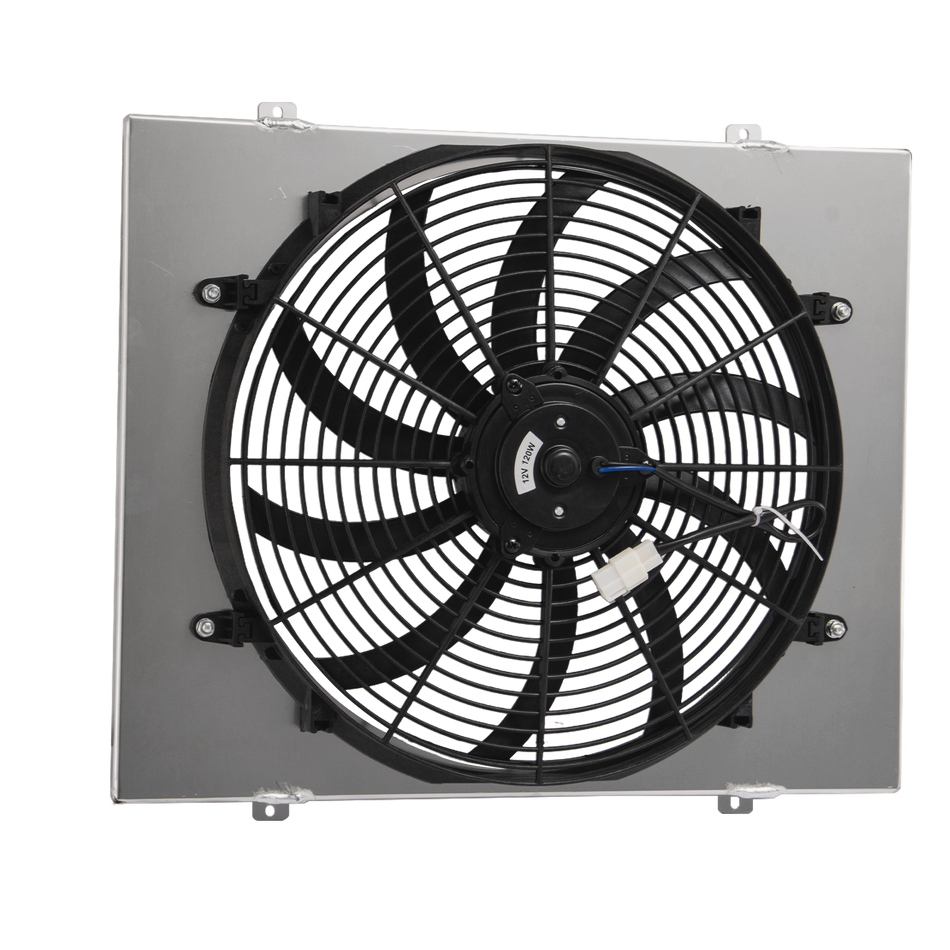 ASI Performance Aluminum Radiator Fan Shroud For 1968~1987 Chevy Nova El Camino Pontiac GM V8