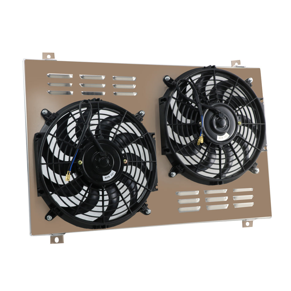ASI Performance Shroud Electric Fan Thermostat For 1977-1982 Chevy Corvette 350CU 5.7L V8 Engine