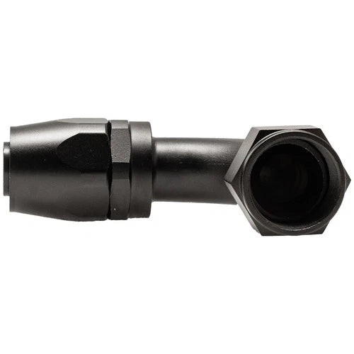 ASI Performance 1x 16AN Hose End Fitting 90 Degree Swivel for CPE Braided Fuel Hose Black US..