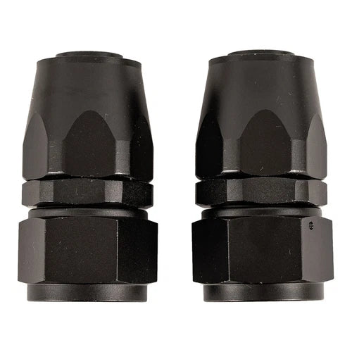 ASI Performance 2x 16 AN Hose End Fitting Straight Swivel for CPE Braided Fuel Hose Black US