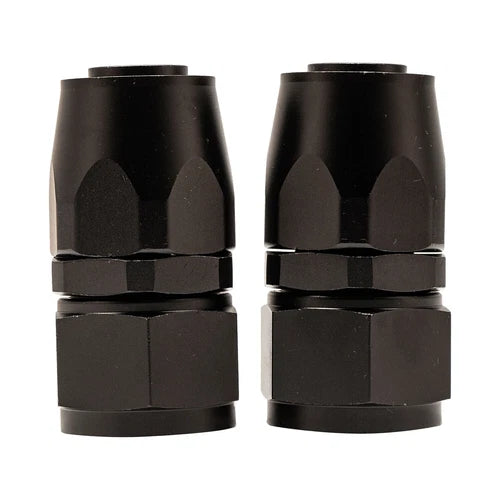 ASI Performance 2x 16 AN Hose End Fitting Straight Swivel for CPE Braided Fuel Hose Black US