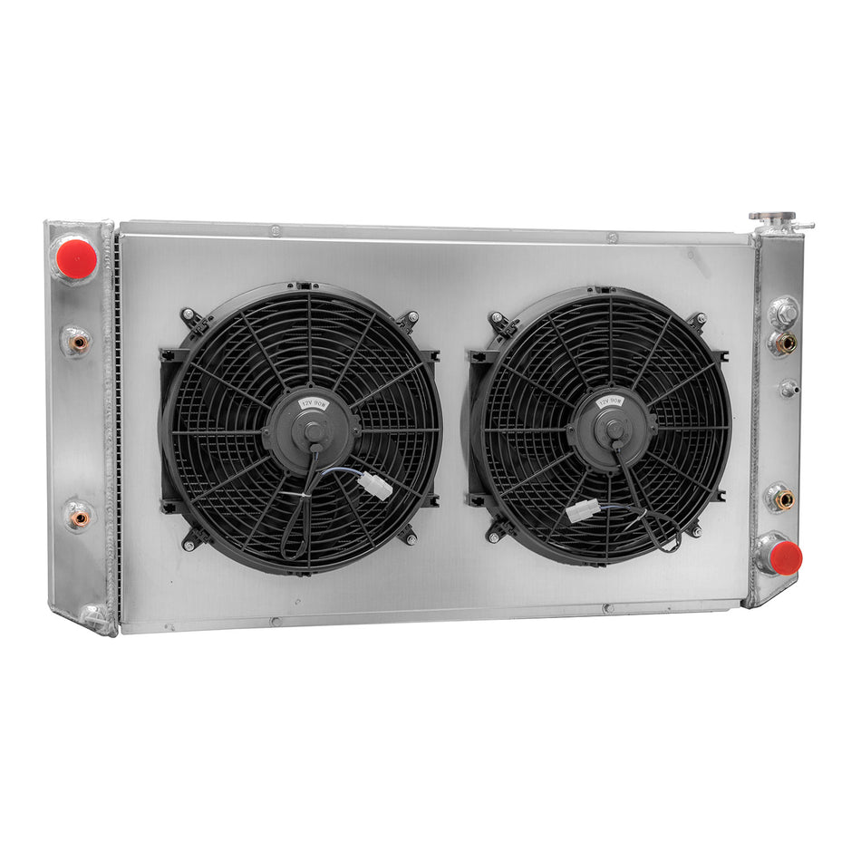 ASI Performance 3 Row Radiator Shroud Fan For 1982-1991 GMC C1500 K1500 K2500 C2500 K3500