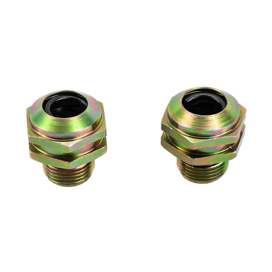 ASI Performance 2pcs M18*1.5 Transmission Oil Cooler Connector Adapter Fit Radiator Universal.