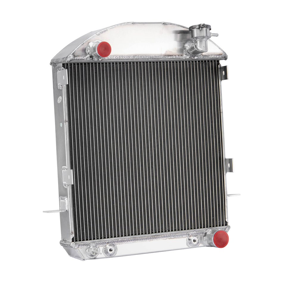 ASI Performance 4 Rows Aluminum Radiator For 1917-1927 Ford Model T 2.9L l4 Chevy Engine