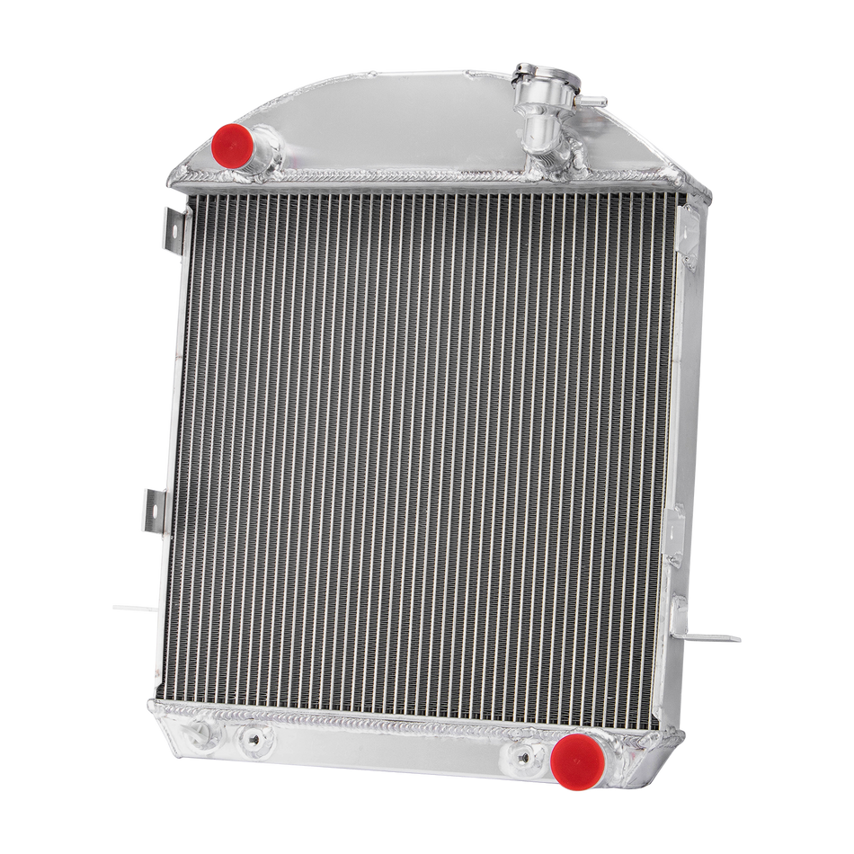 ASI Performance 4 Rows Aluminum Radiator For 1917-1927 Ford Model T 2.9L l4 Chevy Engine