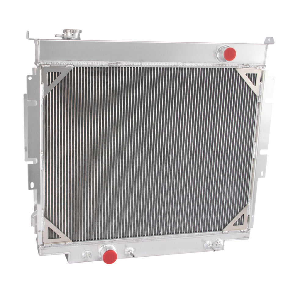 ASI Performance 4Row Aluminum Radiator For 1983-1996 89 Ford F150 F250 F350 6.9L 7.3L V8 Diesel.