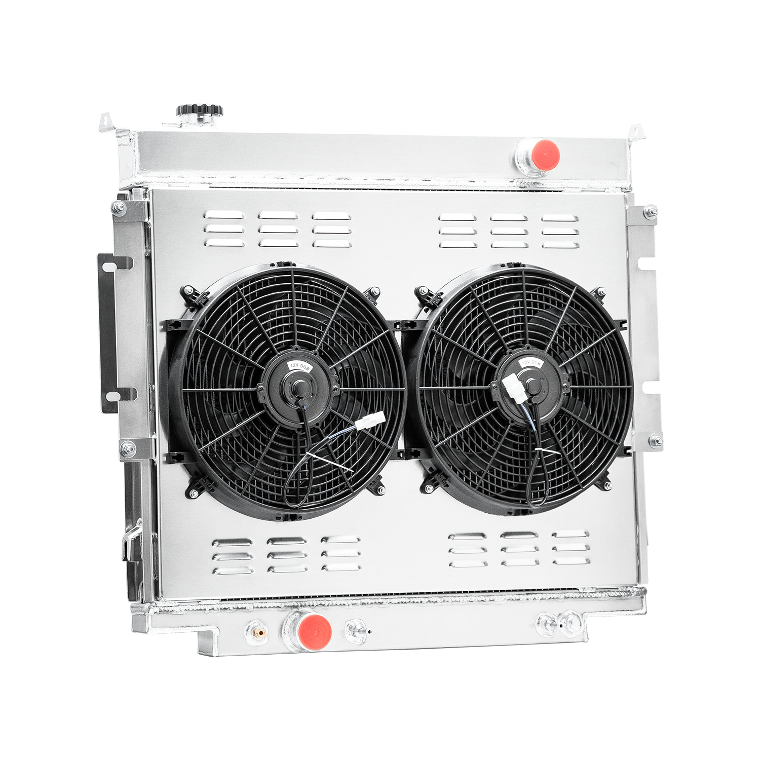ASI Performance 4 Row Radiator Shroud Fan For 1983-96 Ford F150 F250 F ...