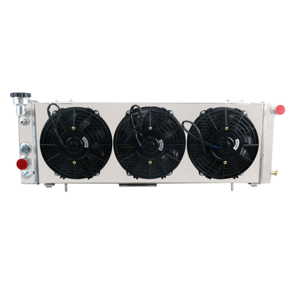 ASI Performance 4-Row Aluminum Radiator+Shroud Fan Fit 1991-2001 Jeep Cherokee XJ 2.5/4.0L