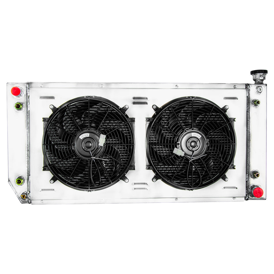 ASI Performance 4 Row Radiator Shroud Fan For Chevy C/K 1500 2500 3500 Truck 88-2000 5.7-7.4L V8