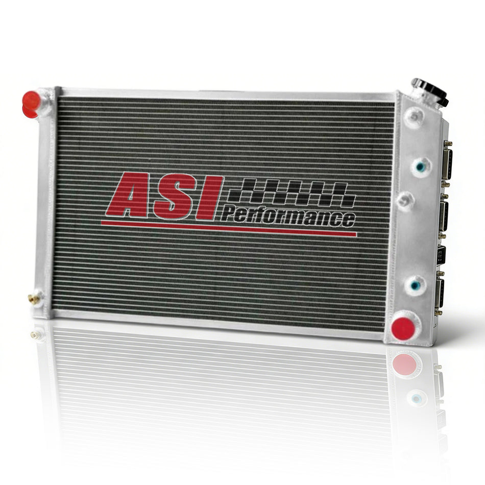 ASI Performance 4 Row Aluminum Radiator For 73-86 Chevy/GMC C/K C10 C20 C30 4.1 4.8 5.0 5.7L