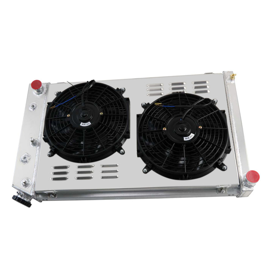ASI Performance 4 Row Radiator+Shroud+Fan For 70-88 Chevy Nova Camaro C10 C20 K10 K20 G10 G20