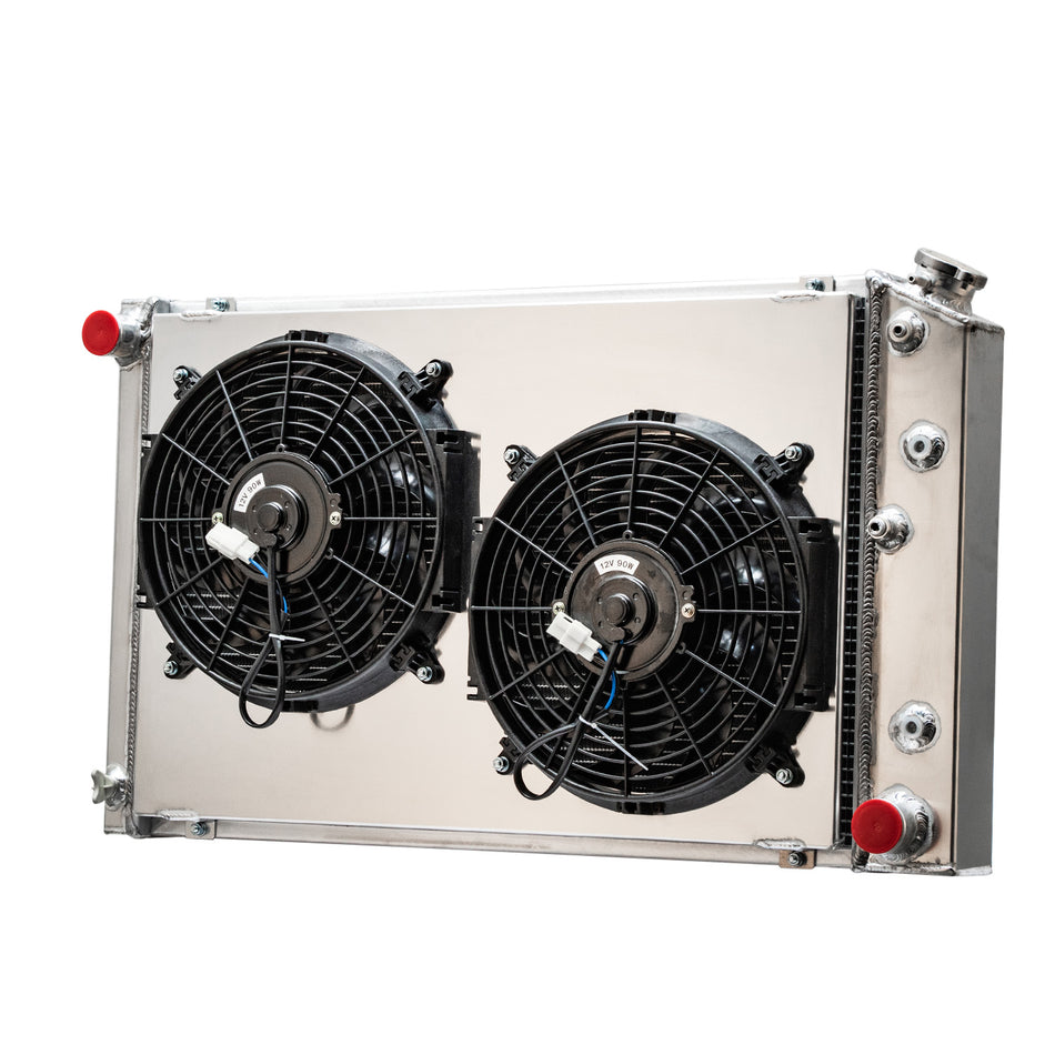 ASI Performance 4 Row Radiator+Shroud Fan For 1970-81 Chevy Camaro/78-87 Monte Carlo G-Body GMC