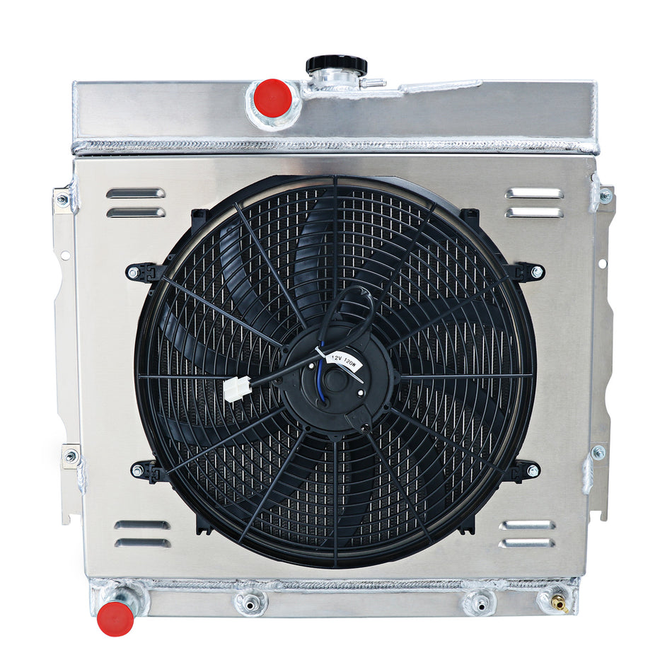 ASI Performance 4 Row Radiator Shroud Fan For 1963-1968 Dodge Charger Dart Coronet V8 5.9L