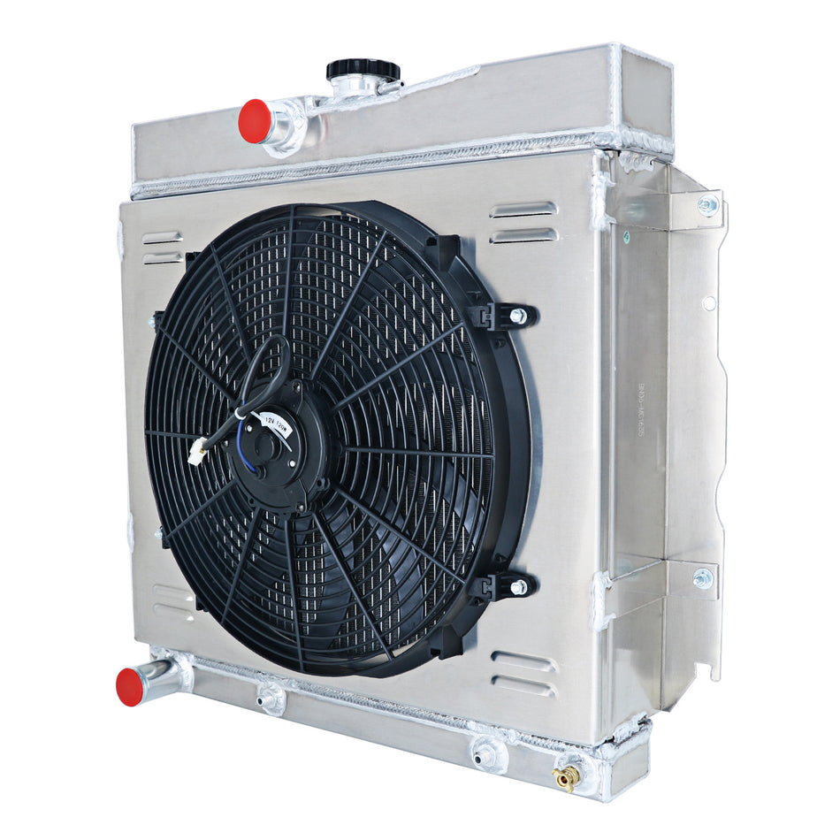 ASI Performance 4 Row Radiator Shroud Fan For 1963-1968 Dodge Charger Dart Coronet V8 5.9L