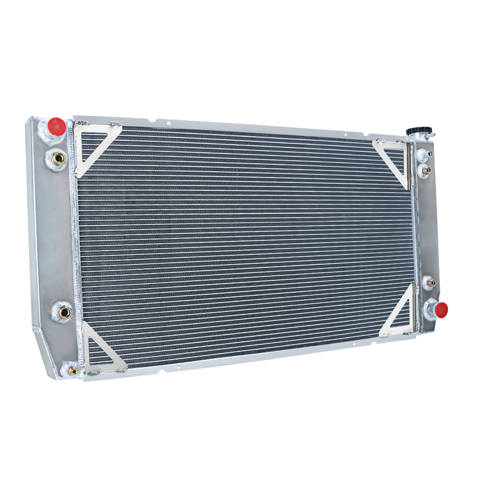 ASI Performance 4 Row Aluminum Radiator for 94-00 Chevy GMC C2500 C3500 K2500 K3500 Pickup 7.4L