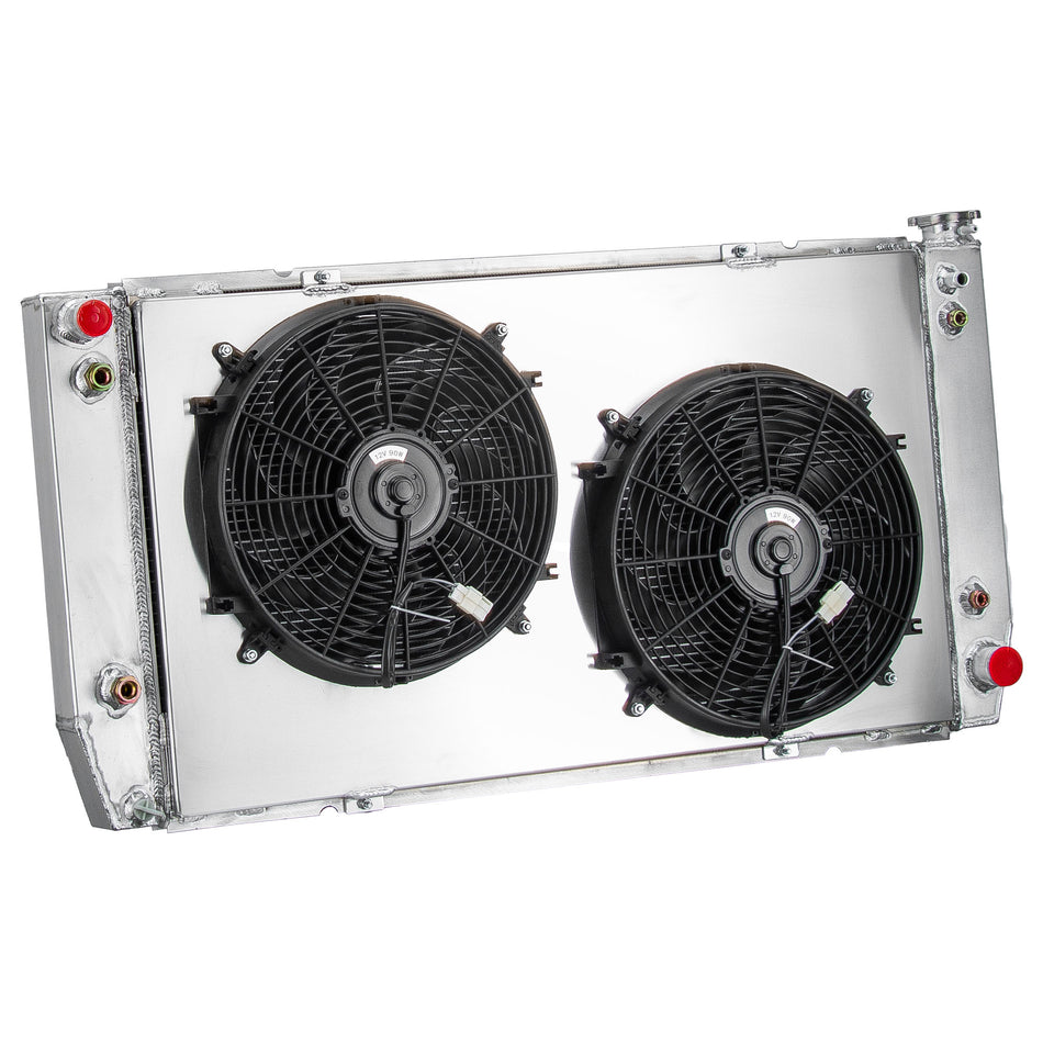 ASI Performance 4-Row Radiator Fan Shroud For 1988~2000 Chevy/ GMC C2500 C3500 K2500 Pickup 7.4L