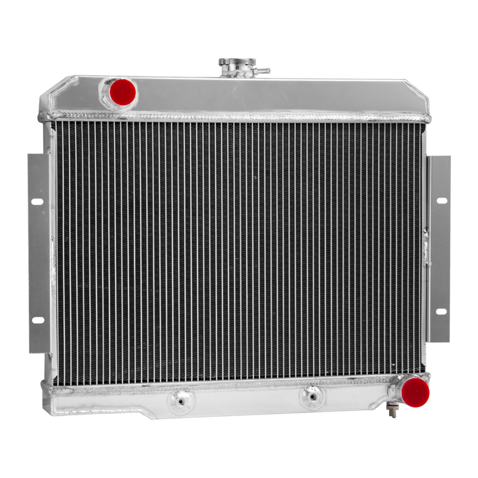 ASI Performance 4 Row Aluminum Radiator For 1972-1986 74 Jeep CJ5 CJ6 CJ7 Chevy V8