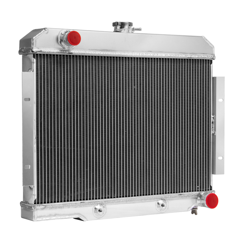 ASI Performance 4 Row Aluminum Radiator For 1972-1986 74 Jeep CJ5 CJ6 CJ7 Chevy V8