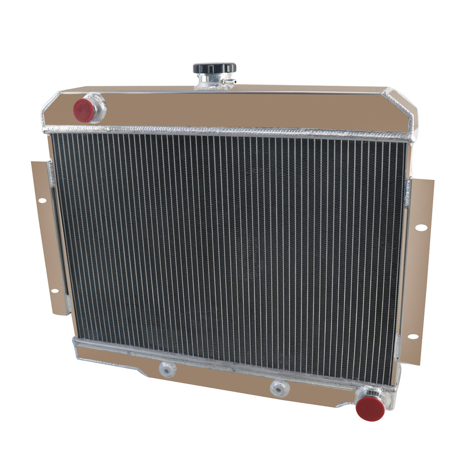 ASI Performance 4-ROW ALUMINUM RADIATOR For 1972-1986 JEEP CJ CJ5 CJ6 CJ7 CHEVY V8 2.5 4.2 4.6L