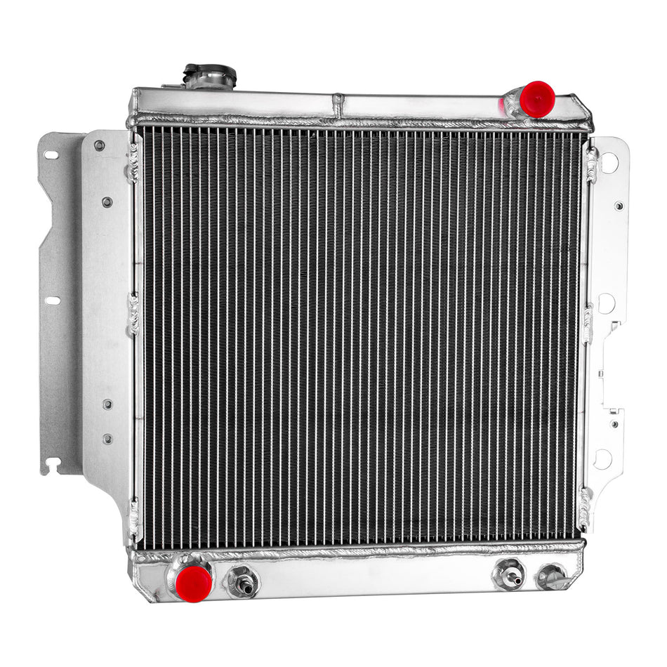 ASI Performance Aluminum 4 Row Radiator for 1987-2006 89 Jeep Wrangler YJ TJ 2.4L-4.2L L4 L6 Gas